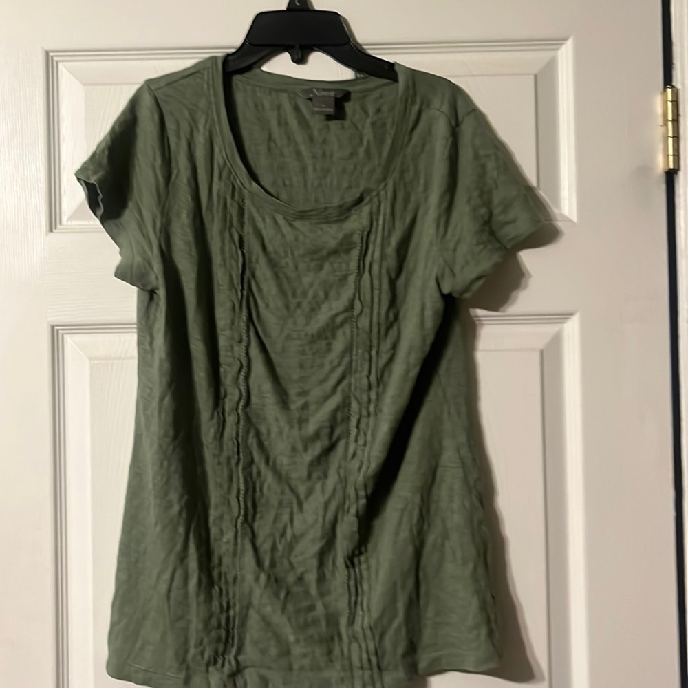 Green blouse